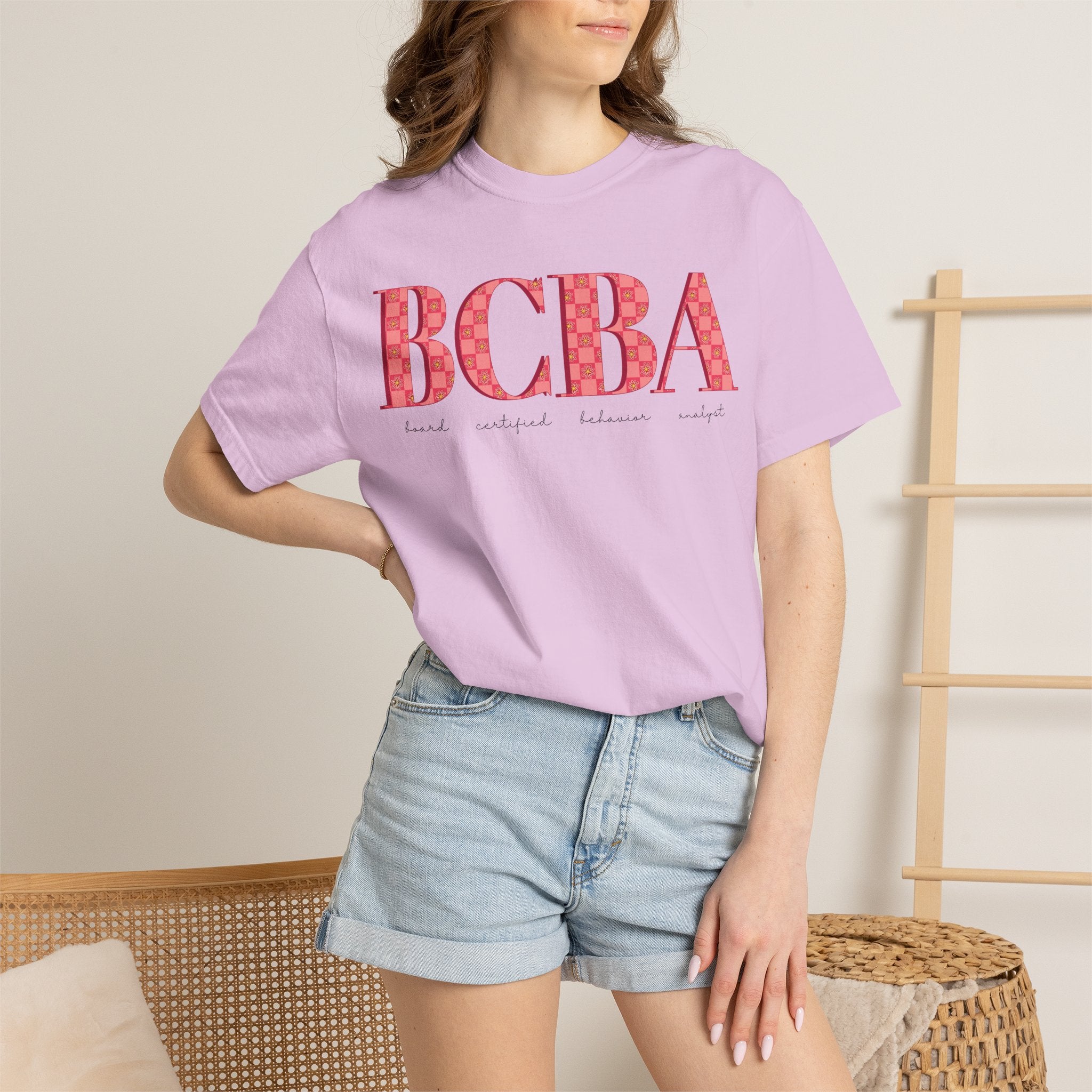 BCBA Flower Check | Comfort Colors